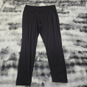 One Step Up High Waist Leggings 2XL Black Stretch Pants with Cell Phone Pockets